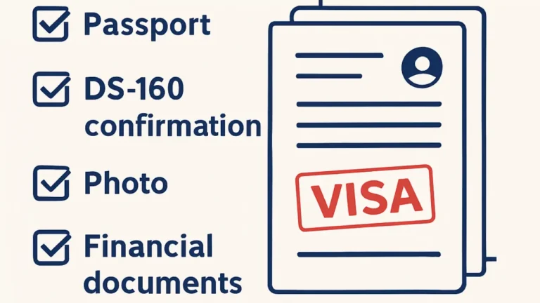 US B1/B2 Visa Interview Documents: The Complete Checklist You Actually Need
